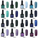 126+ Color UV LED Gel Nail Polish Base Top Coat Soak Off Glitter Salon Nail Art