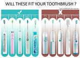 4X Philips Sonicare DiamondClean HX6064 Replacement Toothbrush Brush Heads White