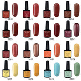 126+ Color UV LED Gel Nail Polish Base Top Coat Soak Off Glitter Salon Nail Art