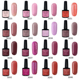 126+ Color UV LED Gel Nail Polish Base Top Coat Soak Off Glitter Salon Nail Art